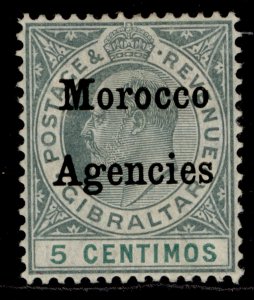 MOROCCO AGENCIES EDVII SG17, 5c grey-green & green, M MINT. Cat £10.