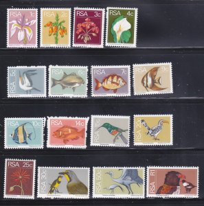 South Africa 408-423 Set MH Various