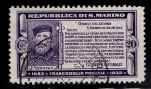 San Marino Scott 144 Used Garibaldi stamp