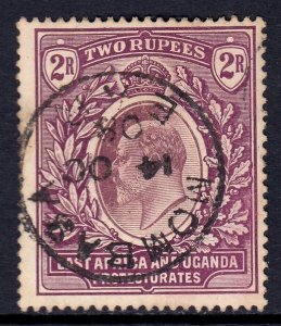 EAST AFRICA UGANDA — SCOTT 26 (SG 27) — 1906 KEVII 2r ISSUE — USED —SCV $67