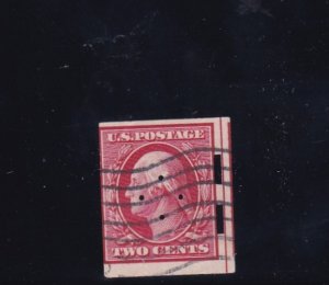 #344 used Schermack type III w/control perfin 13579; issued in 1908   (57I)