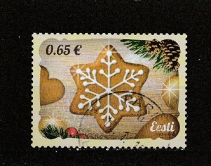 Estonia  Scott#  830  Used  (2016 Cookies)