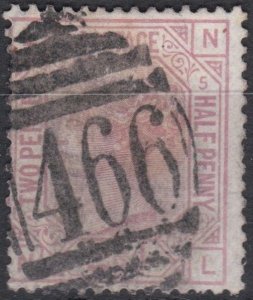 Great Britain Sg141 2.5d Rosy Mauve Pl 5 Used Cv £85   NL