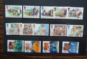 GB 1994 Summertime 1994 Christmas 1994 Europa sets Used