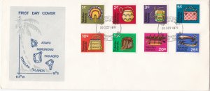 Tokelau #  25-32, Native Handicrafts, First Day Cover