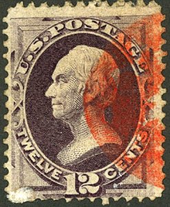 U.S. #151 USED RED CANCEL 