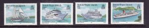 Virgin Is.-Sc#524-7-unused  NH set-Cruise Ships-id4-1986-