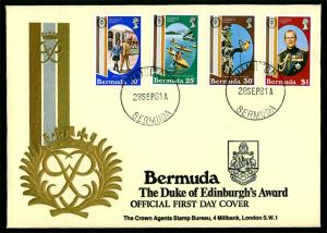 BERMUDA  1981 The Duke of Edinburgh's Award FDC