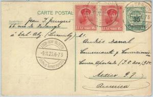 70016 - LUXEMBOURG - POSTAL HISTORY - Postal Stationery Card  to MEXICO ! 1926