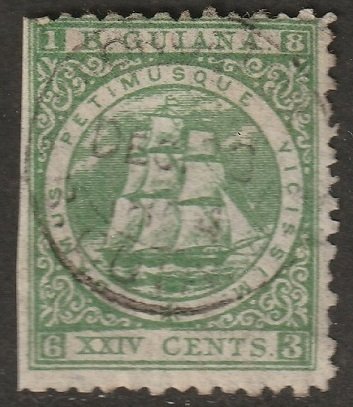 British Guiana 1863 Sc 63 used