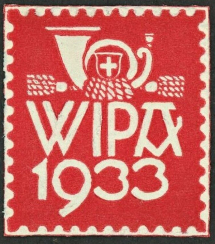 1933 Austria WIPA Philatelic Exhibition Poster stamp Cinderella 