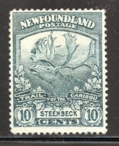 Newfoundland Scott 122 Unused HNG - 1919 Trail of the Caribou (Steenbeck)