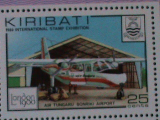 ​KIRIBATI-1980-SC#355a- LONDON'80 INTL. STAMPS SHOW--MNH S/S VF-LAST ONE