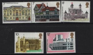 GREAT BRITAIN  741a-744  MNH  SET