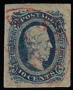 Scott CSA #11 - $150.00 – Superb-used – Gorgeous red town cancellation.
