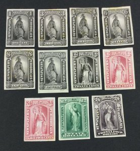 MOMEN: US STAMPS #PR PLATE PROOF ON INDIA GROUP LOT #44132