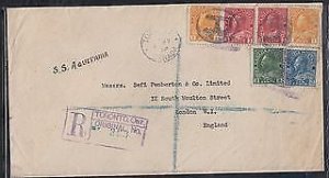 Canada - Jan 27 1922 Toronto, ON Registered Cover to England