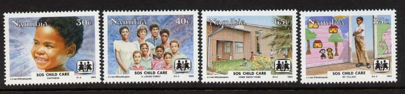 Namibia 738-41 MNH - SOS Child Care