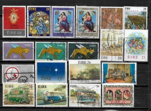 Ireland Small Collection of Used Stamps (001)