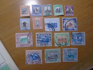 Sudan  #  98-113  used / MH