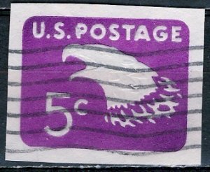 USA; 1968: Sc. # U550.  Used Single Stamp