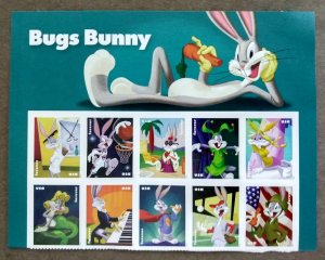 United States #5503a Bugs Bunny-80th Anniversary MNH header block of 10 (2020)