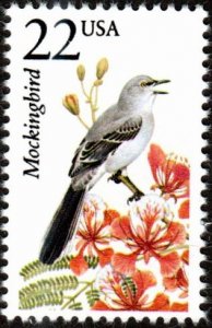 United States 2330 - Mint-NH - 22c Mockingbird (1987) (cv $1.00)