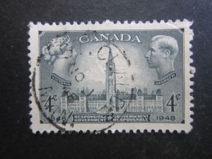 Canada 277 CDS Cancel St. Claude Man. Responsible Government Nice stamps {ca220}