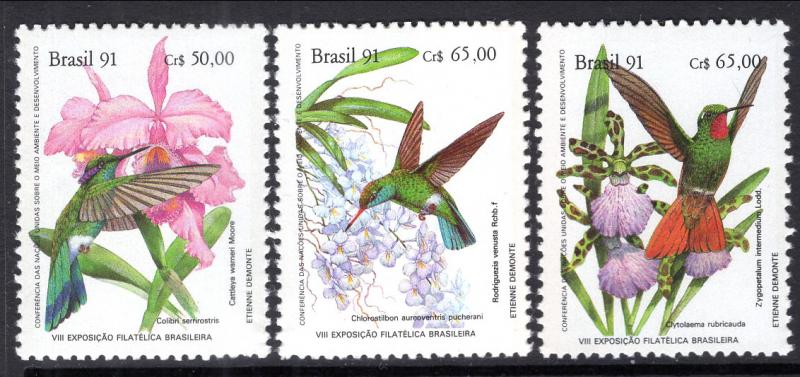 Brazil 2335-2337 Hummingbirds MNH VF