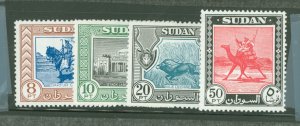 Sudan #111-114  Single