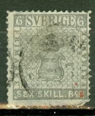 Sweden 3 used thins CV $1600