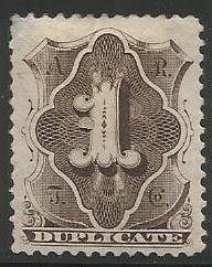 U.S. Scott #1T13 Telegraph Stamp - Mint Single