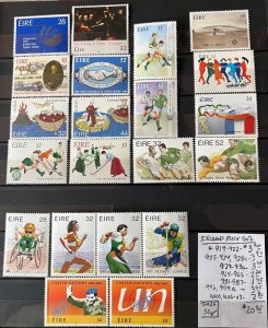 Ireland MNH Selection #919//1007- SCV=$20.85