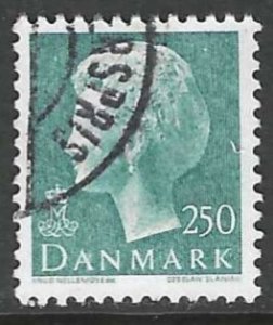 DENMARK 1974-82 250o Queen Margrethe Portrait Issue Sc 642 VFU