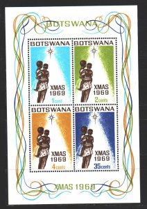 Botswana. 1969. Bl2. Christmas. MNH.