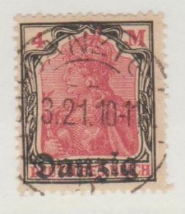 Danzig - Germany Scott #14 Stamp - Used Single
