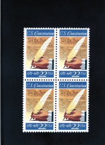2360 Constitution, MNH blk/4