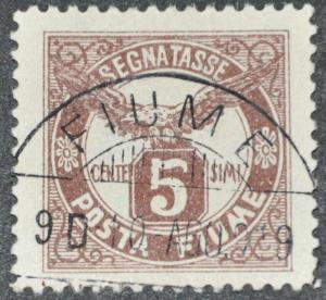 DYNAMITE Stamps: Fiume Scott #J14  USED