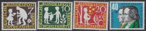 Germany B368-71 MNH 1959 Fairy Tales (102)(ad5561)