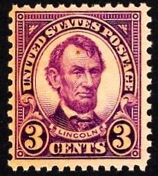 US 635 MNH VF 3 Cent Abraham Lincoln