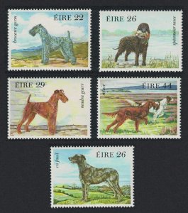 Ireland Terrier Wolfhound Spaniel Setter Dogs 5v 1983 MNH SG#558-562