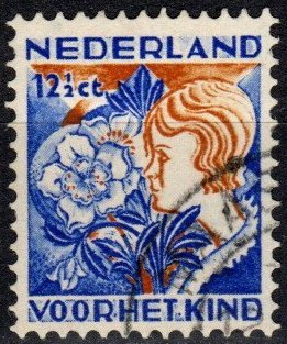 Netherlands #B61 F-VF  Used  CV $18.00 (X1360)