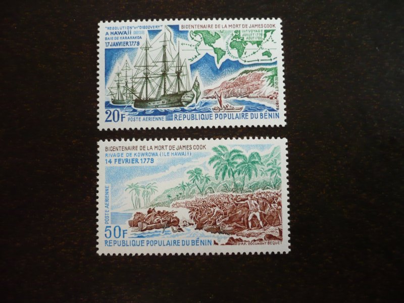 Stamps - Benin - Scott# C288-C289 - Mint Never Hinged Set of 2 Stamps