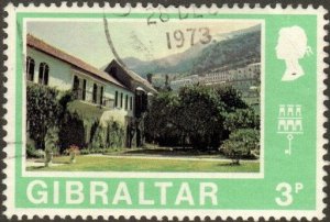 Gibraltar 252 - Used - 3p Convent, New (1971)