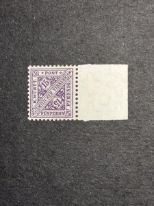 Wurttemberg German States Municipal Service Stamps 15pf purple 1906 MNH #188