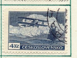 Czechoslovakia 1930 Air Early Issue Fine Used 4K. 230298