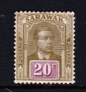 Album Treasures  Sarawak Scott # 66  20c Sir Charles Johnson Brooke  MH