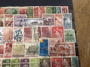 Denmark mounted mint or used stamps  A12361