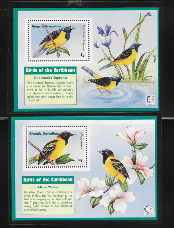 BIRDS - GRENADA GRENADINES #1761-62   MNH