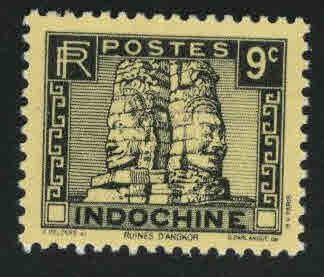 French Indo-China Scott 157A MH* stamp